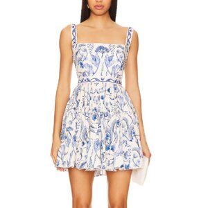Agua by Agua Bendita Lima Habitat Cotton Mini Dress